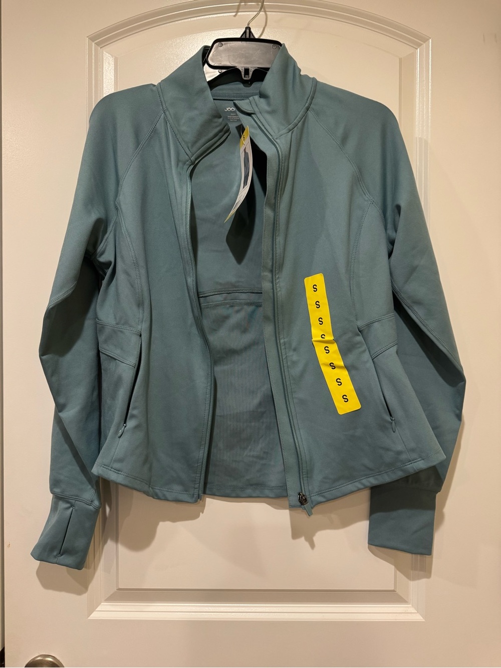 Jockey Light Teal Utility Zip Jacket
